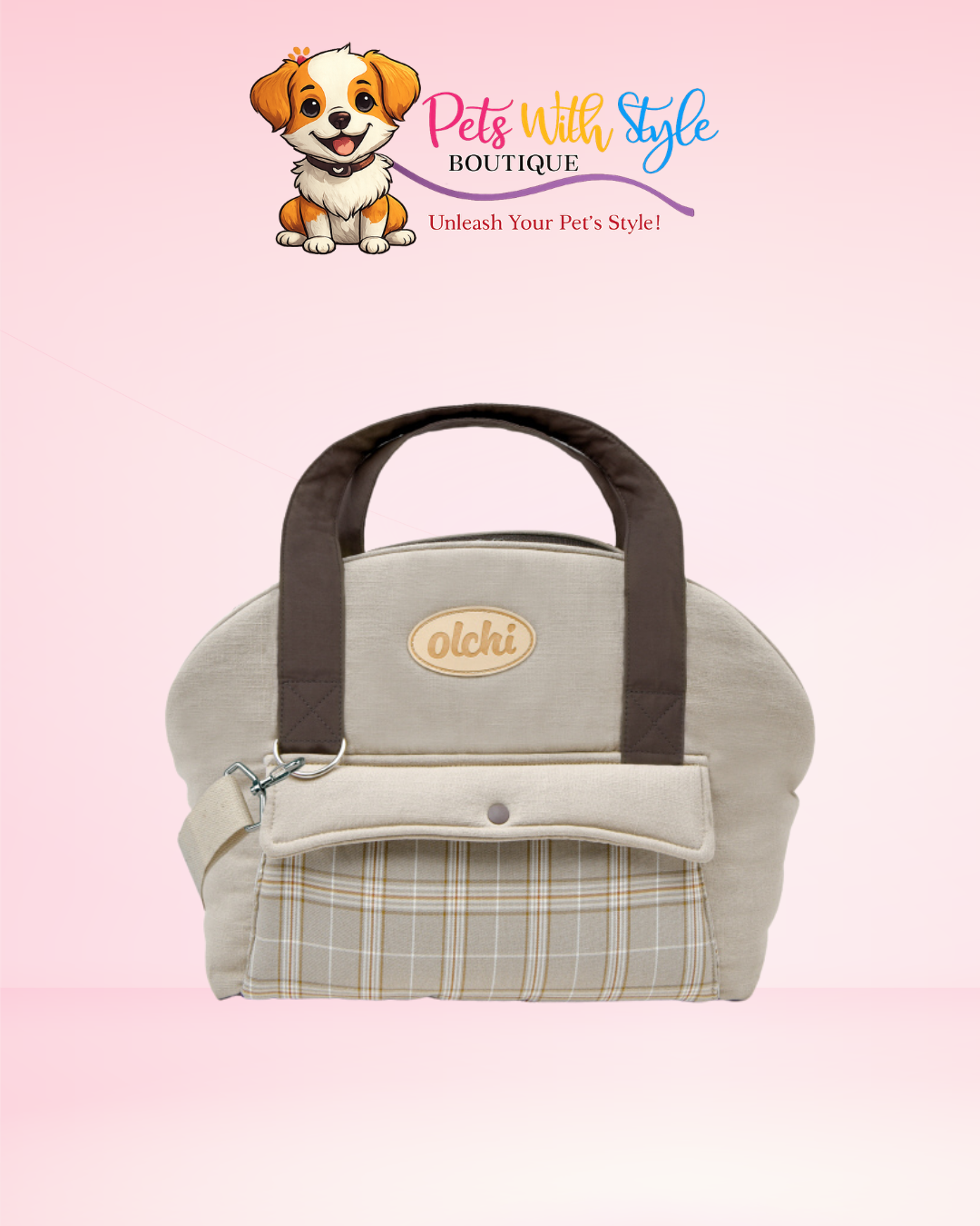 Olchi Cotton Soft Evcil Hayvan Taşıma Çantası – Yumuşak Pamuklu Köpek Kedi Taşıma Çantası