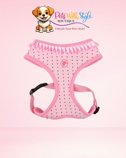Pinkaholic Mila Ayarlanabilir Göğüs Tasması – Feminen Tasarımlı Köpek Tasması