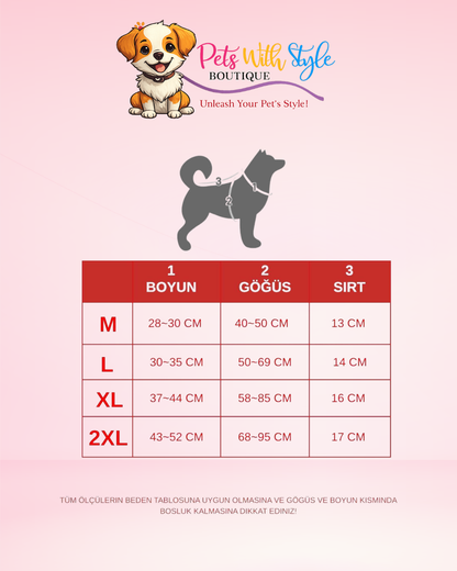 Puppia Garret Ayarlanabilir Göğüs Tasması – Dayanıklı ve Şık Köpek Göğüs Tasması