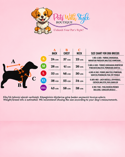 Mint Victoria Köpek Mont / Yağmurluk