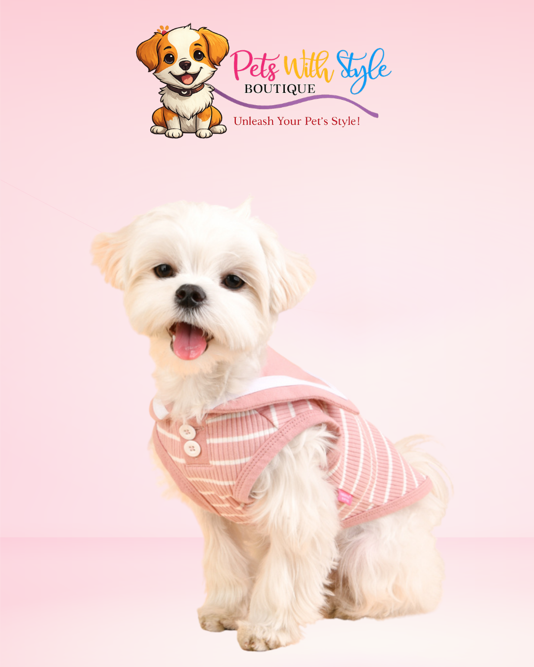 Pinkaholic Cordelia Köpek Kıyafeti – Klasik Zarifliğin Evcil Hayvan Kıyafeti