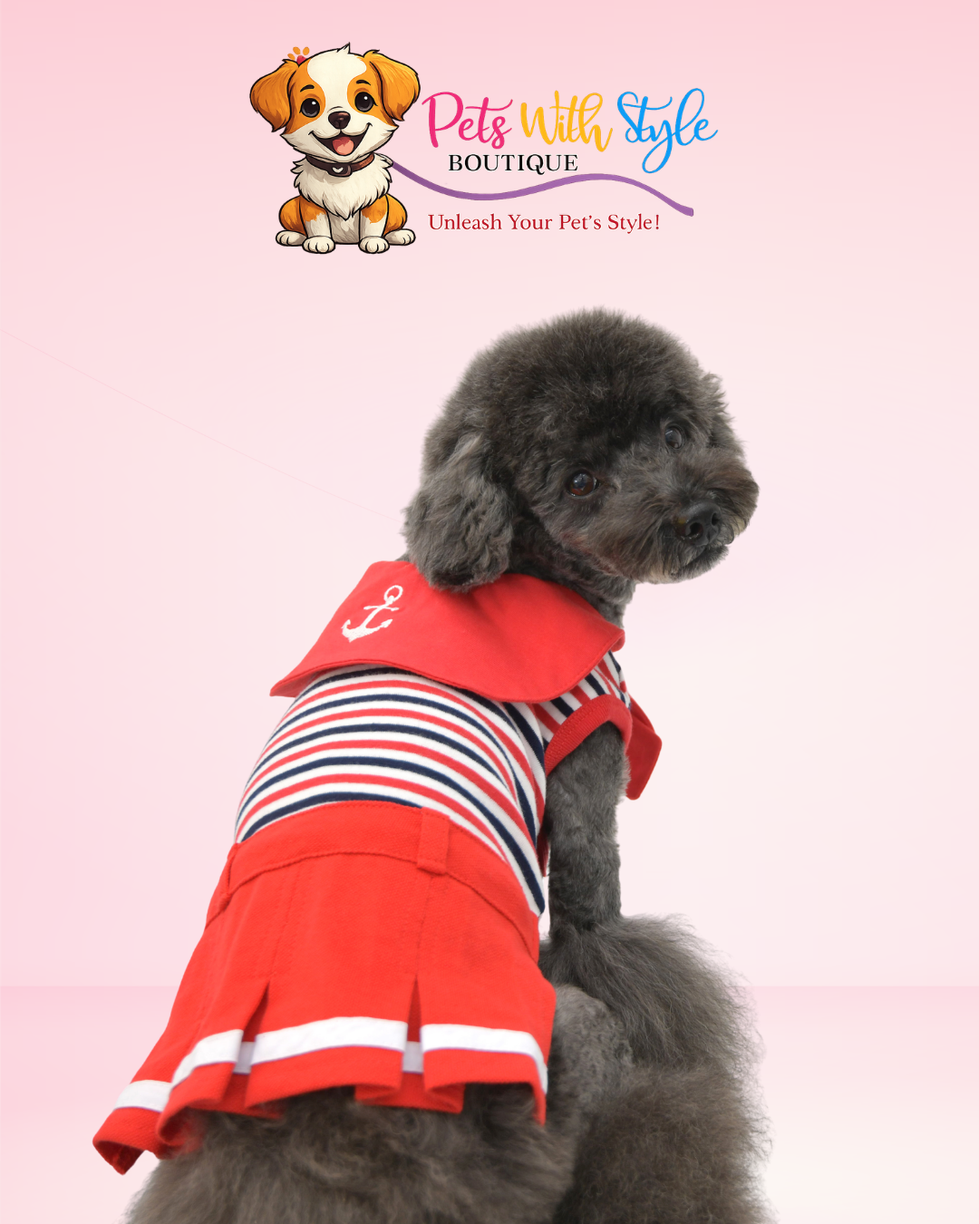 Puppia Nautical Köpek Kıyafeti – Denizcilik Temalı Şık Evcil Hayvan Kıyafeti