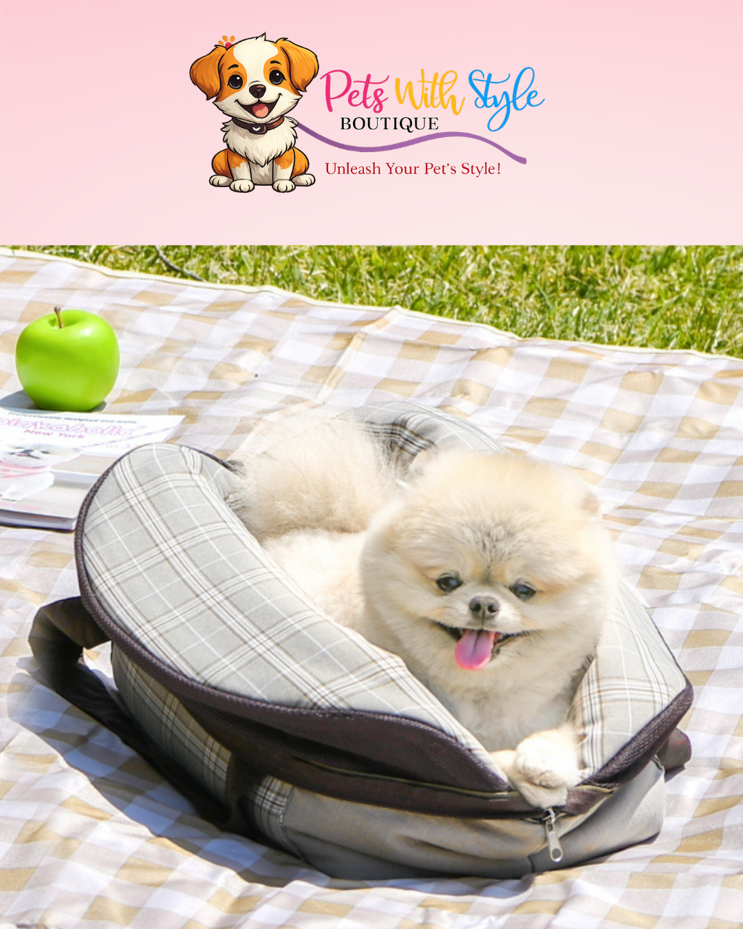 Olchi Cotton Soft Evcil Hayvan Taşıma Çantası – Yumuşak Pamuklu Köpek Kedi Taşıma Çantası