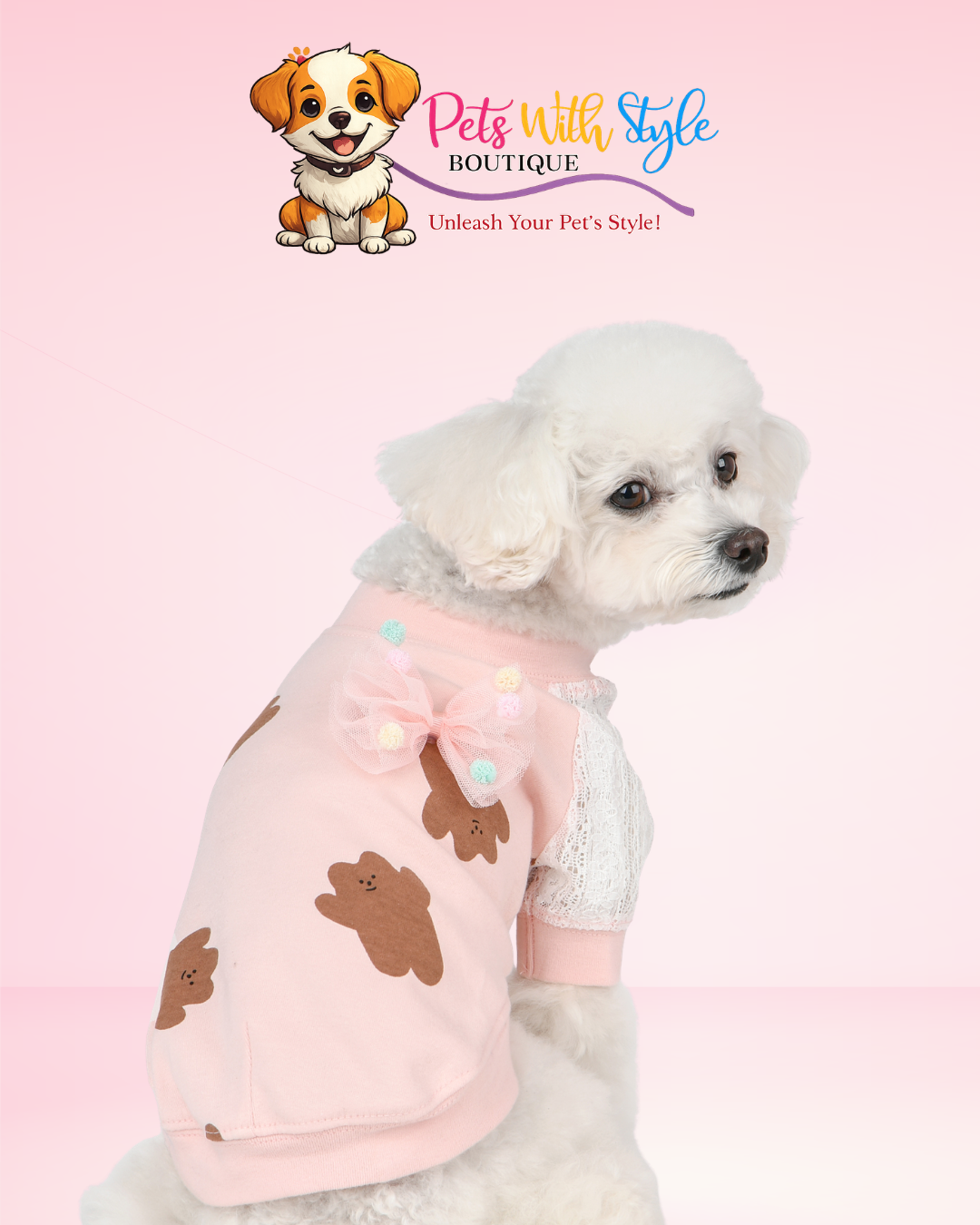 Pinkaholic Millie Köpek Kıyafeti – Sevimli ve Şık Evcil Hayvan Kıyafeti