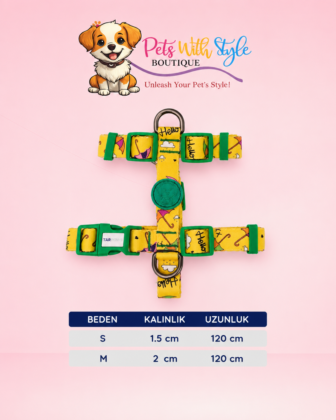 Citrus Lime H Tipi Göğüs Tasması